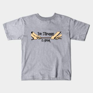 Tug Of War - The Struggle Is Real Kids T-Shirt